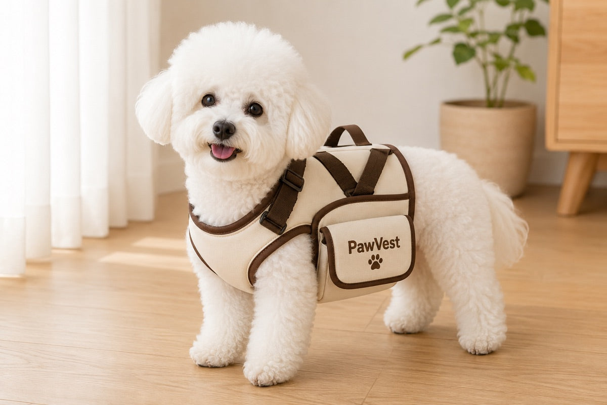 Lifestyle — pet in PawVest carrier